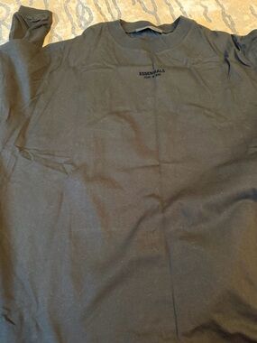 Fear of God ESSENTIALS Light Gray Logo Tee